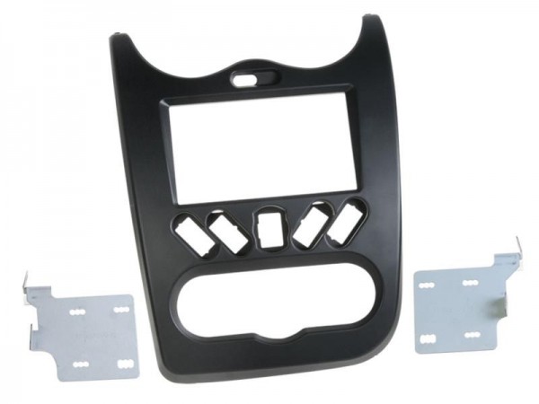 2-DIN Radioblende Dacia Duster / Logan / Sandero anthrazit