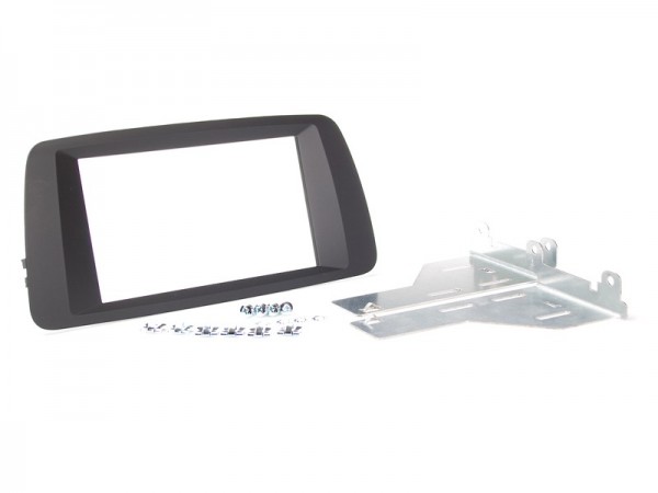 Radioblende SEAT Ibiza (6J) bis 2015 2DIN schwarz soft touch Installer Kit