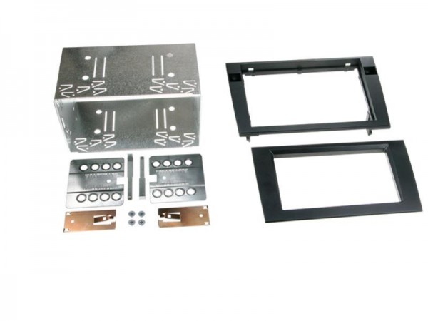 2-DIN Radioblende Audi A4 ( B6 / B7 ) / Seat Exeo schwarz