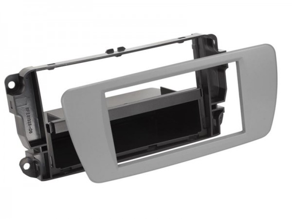 2-DIN Radioblende mit Fach Seat Ibiza 2008 > dublingrau