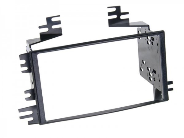 2-DIN Radioblende Kia Rio / Rio5 / Sportage / Hyundai Accent schwarz
