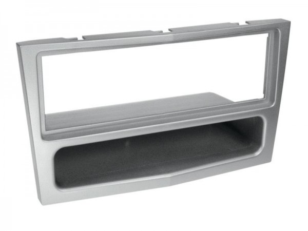 1-DIN Radioblende mit Fach Opel > chrom