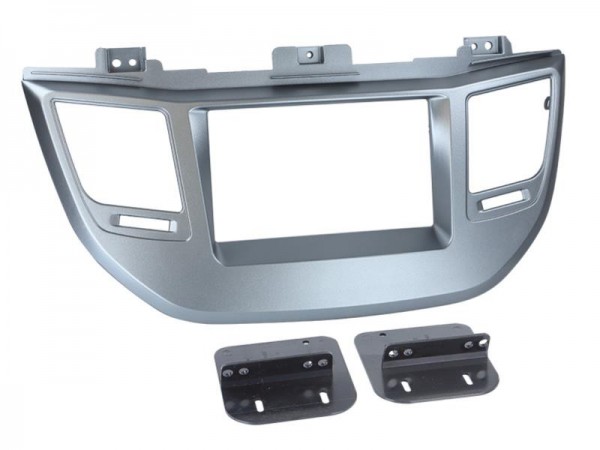 2-DIN Radioblende Hyundai Tucson 2015-> silber