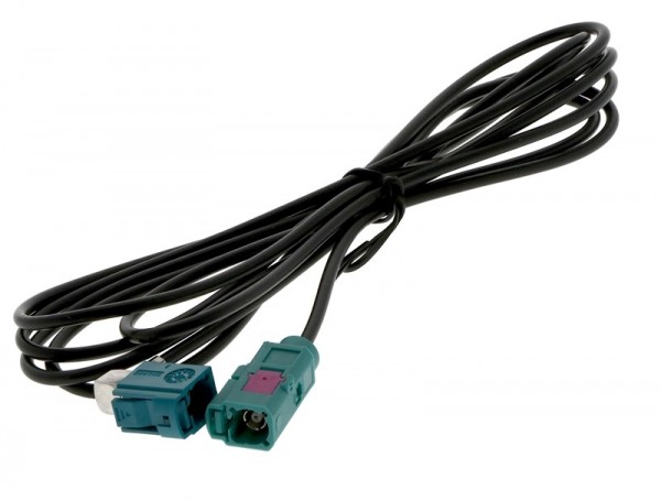 Antennenkabel Verlängerung 90 Grad FAKRA (F) auf FAKRA (F) 2m