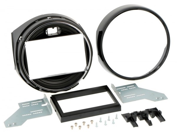 Radioblende BMW MINI (F54,55,56,57) ab 2014 2DIN piano black