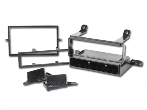Radioblende Nissan Pathfinder 2005-07 2DIN mit Fach schwarz