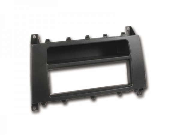 Radioblende MERCEDES C-Klasse(W203) 04-07 CLK(W209) 04-06 2DIN+Fach schwarz