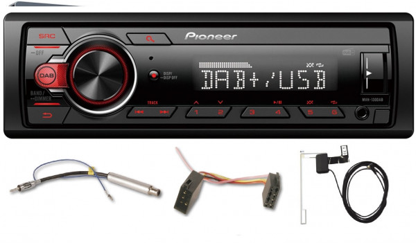 Pioneer MVH-130DAB Radioset Mercedes W124
