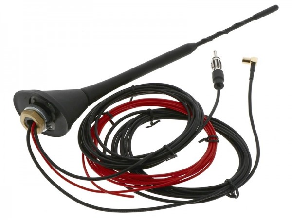 16V DAB+ AM FM ANTENNE aktiv 70 Grad Strahler 230mm