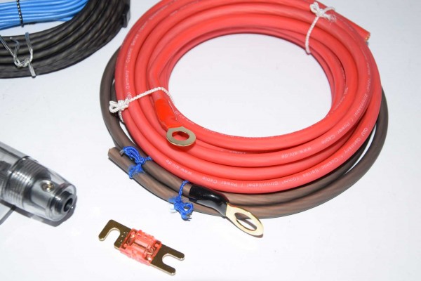 10 mm² Kupfer Kabelset 6 Kanal Endstufen Anschluss Se