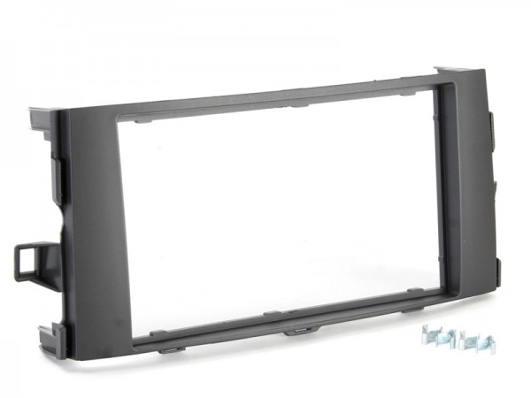 Radioblende TOYOTA Auris (E150) ab 2006-12 2DIN dark grey