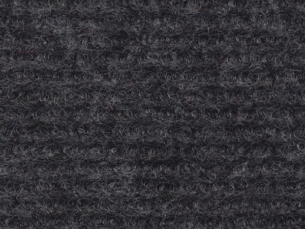 Moquette dunkelgrau gerippt - Meterware!