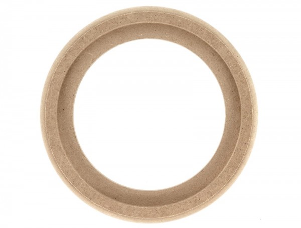 MDF Holzring 16cm mit Falz + Laminierrand