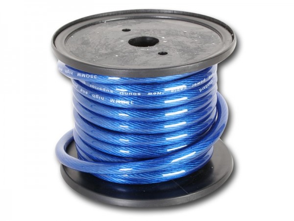 Stromkabel 35qmm Rollenware black CCA