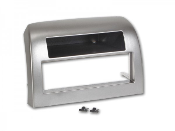 Radioblende Lancia Ypsilon ab 2004 1DIN silber