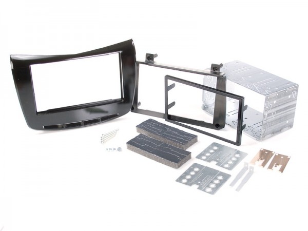 Radioblende Lancia Delta ab 2014 2DIN piano black Installer Kit