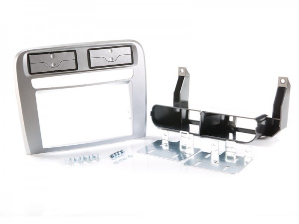Radioblende FIAT Grande Punto (199) ab 2005-09 2DIN silvergrey Installer Kit