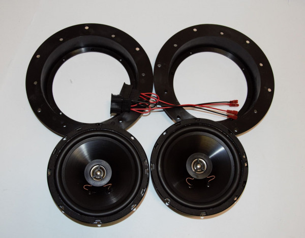 Lautsprecher Set passend für Audi TT 8N 1998-2006 Tür vorne front inkl. Zubehör | 165mm