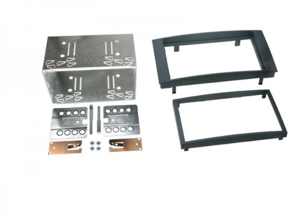 2-DIN Radioblende VW Touareg / T5 / T6 schwarz
