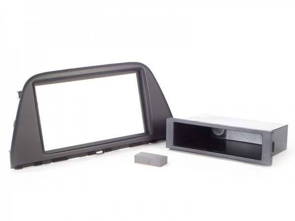 Radioblende Suzuki SX4, S-CROSS ab 2013 2DIN mit Fach dunkelgrau