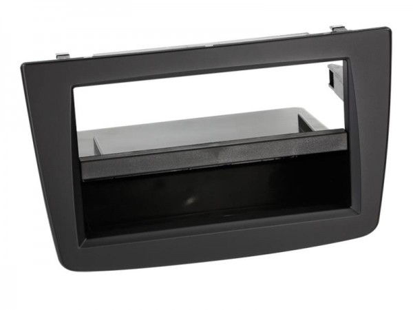2-DIN Radioblende mit Fach Alfa Romeo Mito 2008-> black