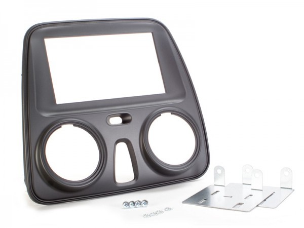 Radioblende DACIA Lodgy Dokker Dokker Van ab 2012 2DIN schwarz matt