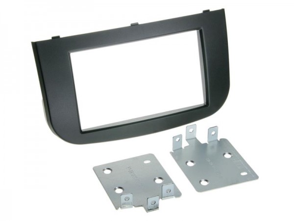 2-DIN Radioblende Mitsubishi Colt 2008 > schwarz
