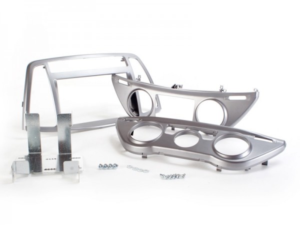 Radioblenden MultiKit HYUNDAI i20 (PB) FL ab 2012-14 2DIN silber Klima man+auto