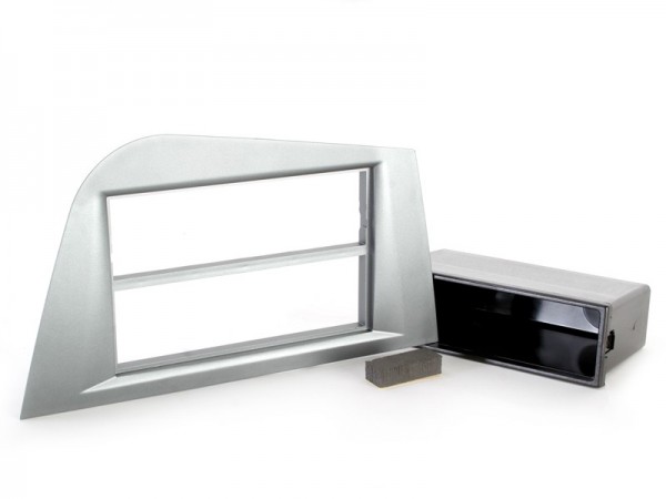 Radioblende Seat Leon 2005-09 2DIN mit Fach schwarz