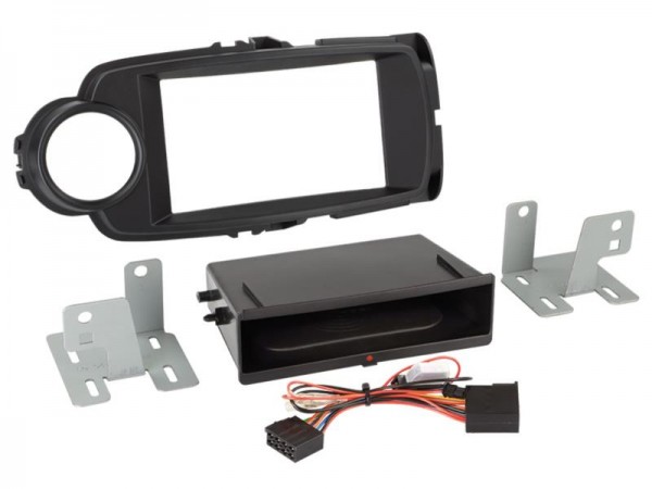 2-DIN Radioblende Inbay® Toyota Yaris 2011 > schwarz