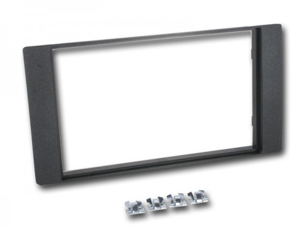 Radioblende FORD Focus Mondeo Fiesta C+SMax Transit ab 04 2DIN schwarz
