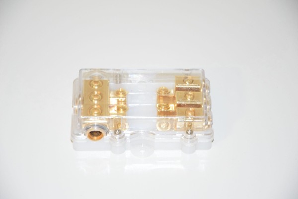 3fach Mini Anl Sicherungsverteilerblock vergoldet