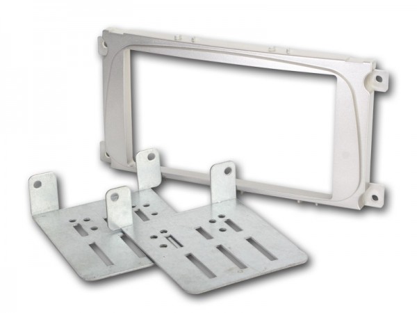 Radioblende FORD Focus Mondeo S-MAX Galaxy Transit Connect 2DIN silber