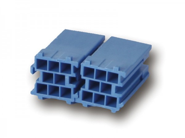 MINI ISO Steckergehäuse BLAU 8 polig