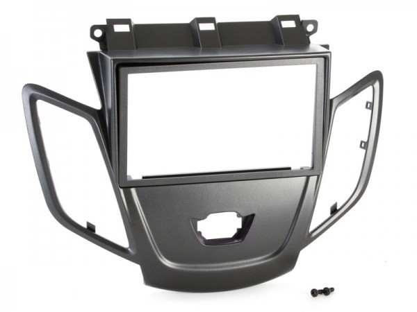 Radioblende Ford Fiesta ab 2008 2DIN grau metallic