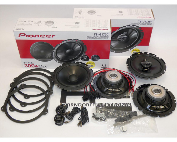 Lautsprecher Pioneer BMW E46 Limousine Coupe vorne und hinten Hutablage