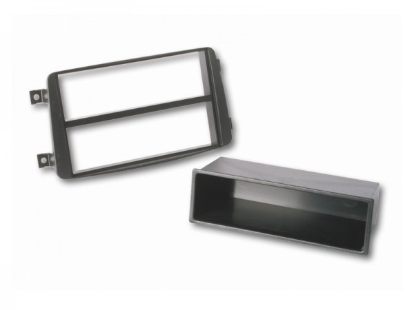 Radioblende MERCEDES C-Klasse(W203) CLK Vito Viano 2DIN+Fach schwarz