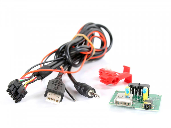 USB AUX Replacement HYUNDAI KIA 4pol AUXin für Video+Audio