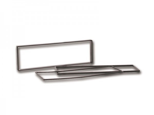 Radioblende CITROEN C2 C3 PEUGEOT 307 1007 1DIN schwarz