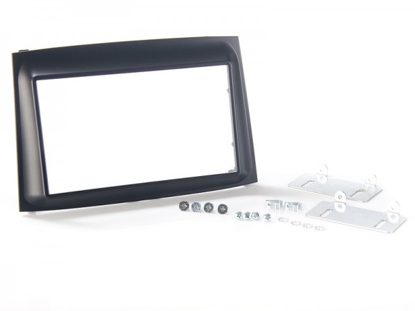 Radioblende FIAT Doblo (263) OPEL Combo ab 2015 2DIN schwarz Installer Kit