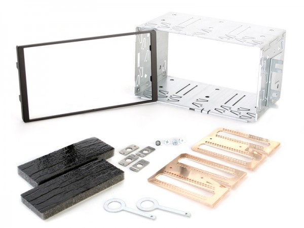 Radioblende Kia Sportage 2008-10 2DIN schwarz Installer Kit
