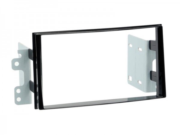 2-DIN Radioblende Kia Carens 2011 > Klavierlack / schwarz