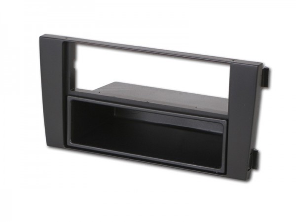 Radioblende Audi A6 ab 2001-05 2DIN mit Fach schwarz