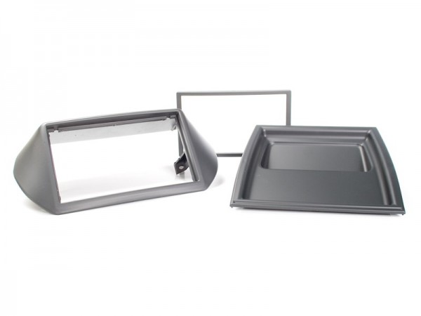 Radioblende Citroen Nemo, Fiat Fiorino, Peugeot Bipper 2DIN dunkelgrau