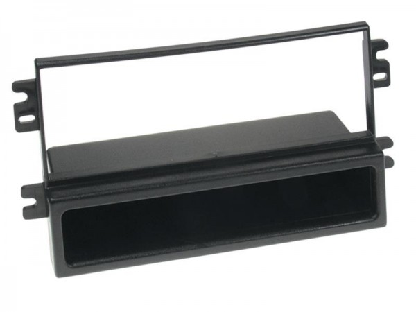 1-DIN Radioblende mit Fach Kia Carens II 2002 > schwarz