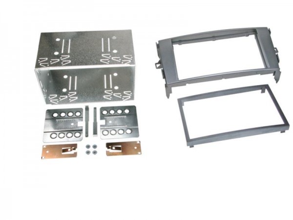 2-DIN Radioblende Toyota Auris 2007 > anthrazit grau