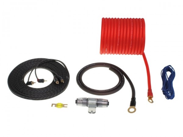 10 mm² Kupfer Kabelset 2 Kanal Endstufen Anschluss Se