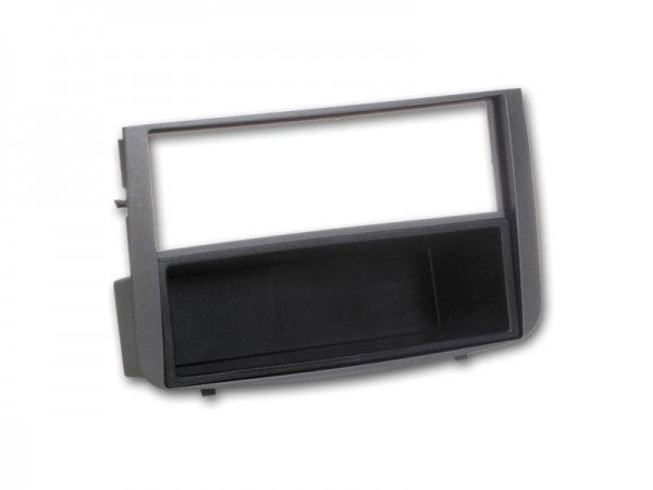 Radioblende Alfa Romeo 147, GT 2000-10 2DIN mit Fach dunkelgrau