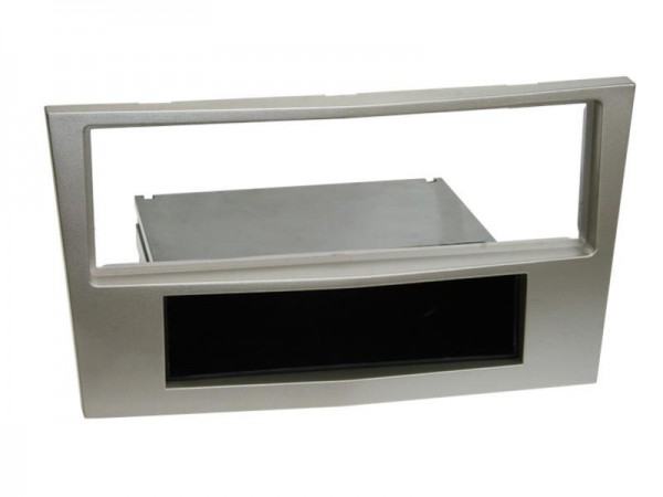 1-DIN Radioblende mit Fach Opel Astra / Corsa D / Zafira satin-stone