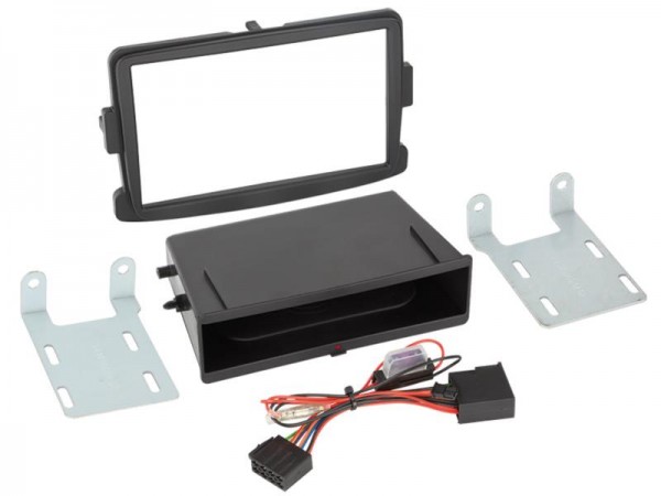 2-DIN Radioblende Inbay® Dacia/ Opel/ Renault schwarz